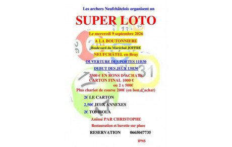 LOTO le 09 septembre 2026